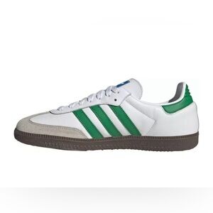 adidas Samba OG Sneakers/ Green and White/ 7.5 UK equals Women’s US size 9.5